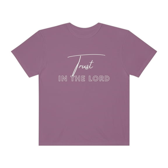 Trust In The Lord Christian Shirts Christian T-Shirts Christian Merch Faith Based Shirt Prayer Shirt Worship Leader Gift Proverbs 3:5-6