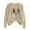 Beige, variant on Graphic Sweatshirts for Women Lightweight Printing Oversized Halloween Sweaters Casual Loose Fit Long Sleeve Pullover Tops Comfy Fall Winter Outfits Clothes