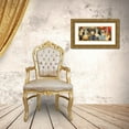 thumbnail image 3 of Bolokofsky, Ronald 18x10 Gold Ornate Wood Framed with Double Matting Museum Art Print Titled - City Slickers, 3 of 4