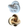thumbnail image 1 of Eslabón de la cadena,Escultura de estatua de nudo de eslabón de cadena de madera,Centro de mesa de cena boho,Adornos decorativos artesanales de madera tallados a mano,Apoyo de mesa Gloria Eslabón de la cadena, 1 of 9