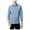 Blue - chambray, variant on WHT SPACE Mens Printed Pocket Button Up Shirt, Blue, Small