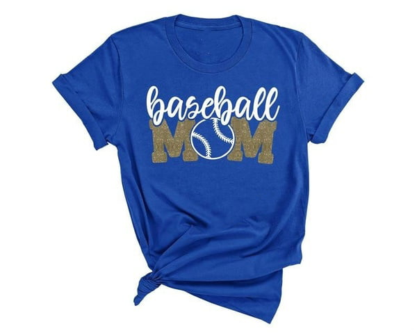 Crazy Dog Tshirts Maternity Baseball Mama Tshirt Cute Summer Sports Tee for Mom to Be Femme