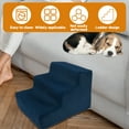 thumbnail image 6 of LINFANG 3 Step Dog Stair with Removable Washable Cloth Cover 10.63inch High Cat Stair Stable Pet Step for Small Dogs Cats or Pets, 6 of 8