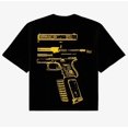 thumbnail image 1 of T-Shirt Surdimensionné Motif Lettre Hip Hop Gothique Rue y2k pour Hommes Rétro Décontracté Polyvalent Manches Courtes Col Rond Ample Femmes, 1 of 5