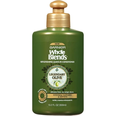 Garnier Whole Blends Replenishing Leave-in Conditioner with Virgin-Pressed Olive Oil & Olive Leaf Extracts 10.2 FL OZ