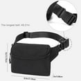 thumbnail image 5 of Ergonomic Regulable Strap Crossbody Bag Compacts Safe Sport Waist Pack for Travel and Workouts, 5 of 14