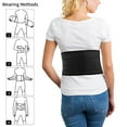 thumbnail image 5 of Back Support Belt Breathable Lower Back Brace Pain Relief Adjustable Self-Warming Comfort Lumbar Support Back Brace with Magnetic for Women Men Herniated Disc Sciatica Scoliosis, 5 of 7