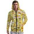 thumbnail image 2 of Gudetama Zip-Up Hoodie Pullover Hooded Long Sleeve Sweatshirts Tops Blouse with Pocket for Mens Womens, 2 of 8