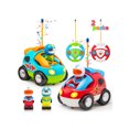 thumbnail image 1 of JOYIN 2 Pcs Cartoon Remote Control Car, RC Cars with Music & Sound, Treasure Box and Prize for Classroom, Toy for Baby, Toddler, Easter Basket Stuffer, 1 of 5