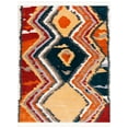 thumbnail image 3 of Safavieh Farmhouse Charlie Geometric Area Rug, Yellow/Red, 9' x 12', 3 of 11
