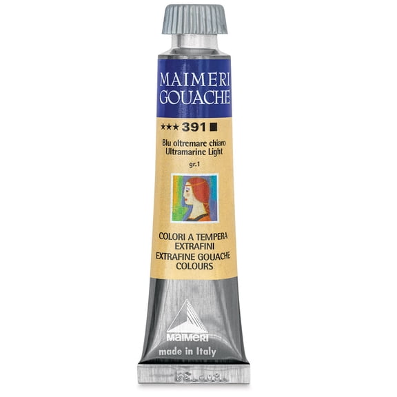 Maimeri Artist Gouache - Ultramarine Light, 20 ml tube