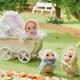 thumbnail image 2 of Figuras de anime de Sylvanian Families, lindo juego de cochecito de bebé con forma de pato, juguete para decoración de habitación, figuras de acción de Ternurinas, juguetes, regalos, 2 of 5