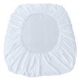 thumbnail image 4 of Resistant Microfiber Mattress Protector, Twin Size White Nonslip Fitted Sheet for Mattress Protection, Wrinkle-Free for an Uninterrupted Sleep Surface, 4 of 5