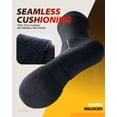 thumbnail image 6 of PULIOU Merino Wool Socks for Men & Women, Thermal Winter Warm Cushioned for Work Boots, 3 Pairs, Black, 6 of 9