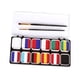thumbnail image 2 of Set de Pinturas Faciales Acuarelables con Brochas, Maquillaje Profesional para Adultos, 2 of 9