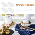 thumbnail image 2 of WHAMVOX Spoon Rest Holder White Household 3.3X2X1.2In, 2 of 6