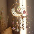 thumbnail image 1 of Mashaouyo Home Decor Natural Crushed Stone Amethyst Powder Quicksand Moon Garden Decoration Light Collection Pendant, 1 of 3