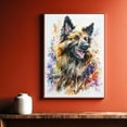 thumbnail image 5 of Belgian Tervuren Canvas Wall Art, Modern Cute Colorful Belgian Tervuren Canvas Dog Art Pictures Wall Decor for Kids Bedroom Decoration Unframed 8x12 inches, 5 of 5
