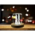 thumbnail image 3 of Stunning Pachuca Monumental Clock 3D Engraved Crystal Gift, 3 of 7