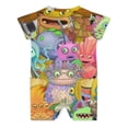 thumbnail image 2 of My Singing Monsters Baby Bodysuit Boy Girl Clothes Soft Newborn Infant Outfit Short Sleeve Romper, 2 of 8