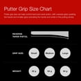 thumbnail image 6 of Golf Pride Reverse Taper Putter Grip Small Pistol - White, 6 of 7