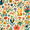 Floral Animals, variant on FORMRS 1-Subject Spiral Notebook 8" x 5" College Ruled 60 Refillable Sheet A5 Hard Cover, Floral Animals
