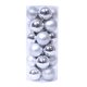 thumbnail image 1 of Flybaeast - 24 bolas navideñas colgantes para árbol de Navidad (plateadas), 1 of 8