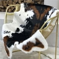 thumbnail image 3 of mmirethe Cow Animal Printed Carpet Chair Throw Rug Anti- for slip Living Room Lounge Mat Decor, 3 of 6