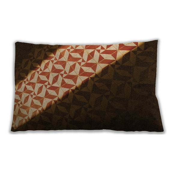 Ahgly Company Indoor Rectangular Contemporary Lumbar Throw Pillow, 13 inch by 19 inch
