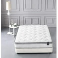 thumbnail image 2 of King Size Mattress - 10 Inch Cool Memory Foam & Spring Hybrid Mattress with Breathable Cover -Comfort Plush Euro Pillow Top - Rolled in a Box - Oliver & Smith, 2 of 3