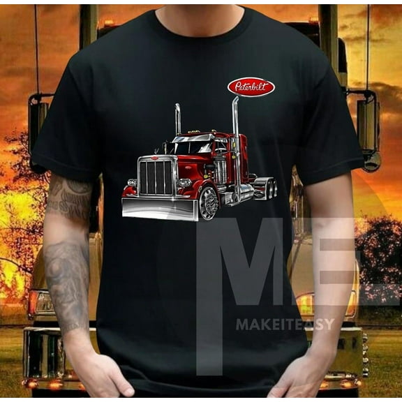 Peterbilt Truck t-shirt trucker tee fan gift all size S-5XL