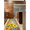 thumbnail image 5 of Sunflower Kitchen Rugs and Mats Sunflower Rugs Set for Kitchen Rug Wood Grain Retro Sunflower Kitchen Rugs Sets Non-Slip Floor Mat Doormat Runner Rug for Kitchen, Laundry, Living Room, Front Door, 5 of 5