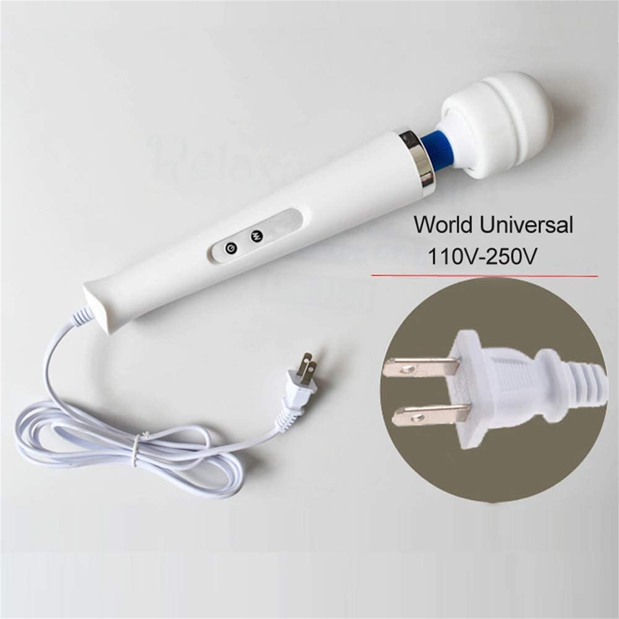 YEVIOR Cordless Personal Wand Electric Massager with 10 Powerful Pulse  Settings, Rechargeable Handheld Back Massager Wand Massage for Deep Muscles  Pain Relief (White)