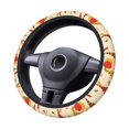 thumbnail image 2 of Uemuo Three Gnomes With Balloons Printed Car Elastic Steering Wheel Cover - Universal Car Accessory for Diverse Cars Anti-Slip, and Comfortable- 15", 2 of 8