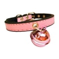 thumbnail image 2 of YCCMML Cat Collar with Bell, Adjustable Genuine Leather Collar for Kittens & Cats, 2 of 9