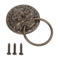 thumbnail image 2 of Antique Door Knocker, Easy to Install Door Window Pull Rings Corrosion Resistant  for Cabinets, 2 of 7