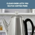 thumbnail image 7 of Classic Electric Percolator Coffee Maker 12-Cup Stainless Steel with Heat Resistant Handle, 7 of 7