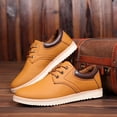 thumbnail image 1 of Zapatos de trabajo impermeables y antideslizantes de cuero con punta grande, zapatos de trabajo para hombres, zapatos casuales, zapatos de hombre coreanos, zapatos de moda de primavera, zapatos de, 1 of 6