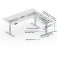 thumbnail image 4 of Lorell LLR25931 Sit-Stand 3rd-Leg Base with Silver Base - 275 lbs, 4 of 6