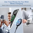 thumbnail image 7 of S25 S24 Ultra Magnetic Wireless Charger Fast Charging Pad for Samsung Galaxy Z Fold 7/6/Flip 7/6/5/S25 Edge/S24/S23/S22/S21/Moto Edge 2024,15W Wireless Phone Magsafe Charger &20W USB C Charger Block, 7 of 7