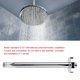 thumbnail image 2 of Eastbuy Brazo de Ducha - Tubo de Brazo de Ducha Superior Redondo de Montaje en Pared de Acero Inoxidable para baño(30 centimetros), 2 of 9