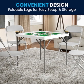 Flash Furniture, Square Folding Card Table, 34.5