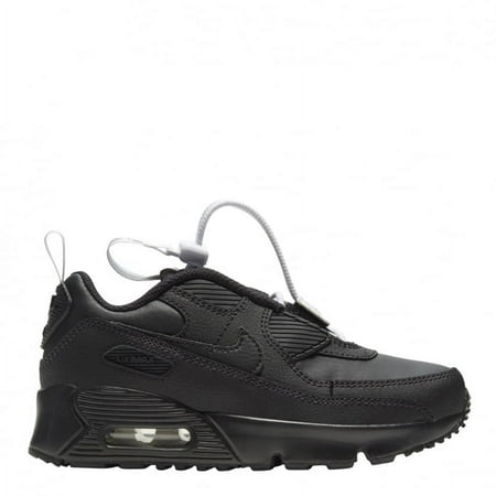 Little Kid's Nike Air Max 90 Toggle Black/Black-White-Black (CV0064 001) - 3