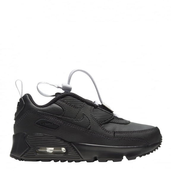 Little Kid's Nike Air Max 90 Toggle Black/Black-White-Black (CV0064 001) - 1