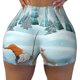thumbnail image 2 of Balery Gnome And Red Fox Fishing Pantalones cortos de entrenamiento estampados para mujer, sin costuras, ajustados, para gimnasio, yoga, correr, deportes, ejercicio activo, fitness.-Medium, 2 of 8