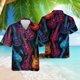 thumbnail image 3 of Camisa de hombre Harajuku con estampado de guitarra en 3D, ropa de calle de hip hop para hombre, camisa holgada de gran tamaño, blusas casuales de moda de manga corta, 3 of 5