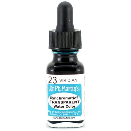UPC: 0090385423501 | Dr. Ph. Martin s Synchromatic Transparent Water Color  0.5 oz  Viridian (23)