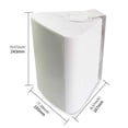 thumbnail image 3 of Altavoces exteriores Herdio de 13,3 cm con cable, resistentes al agua, 300 W, blancos, 3 of 7