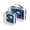 Stars Planet, variant on Clear Makeup Bags with Handle Large Opening 2 Pack Set Toiletry Bag Quart Size Bag, for Women Man Traveling Travel Essentials, Toiletries and Other. Star Around Planet