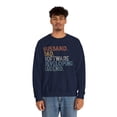 thumbnail image 4 of Software Developer Dad Sweatshirt Gifts Crew Neck Shirt Long Sleeve Unisex, 4 of 5